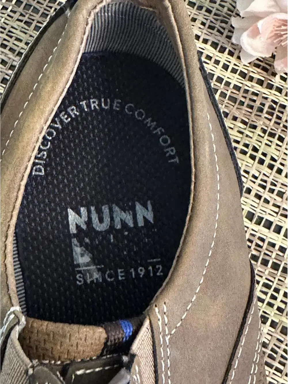 Nunn Bush Men’s Brown Leather Casual Shoes Size 13